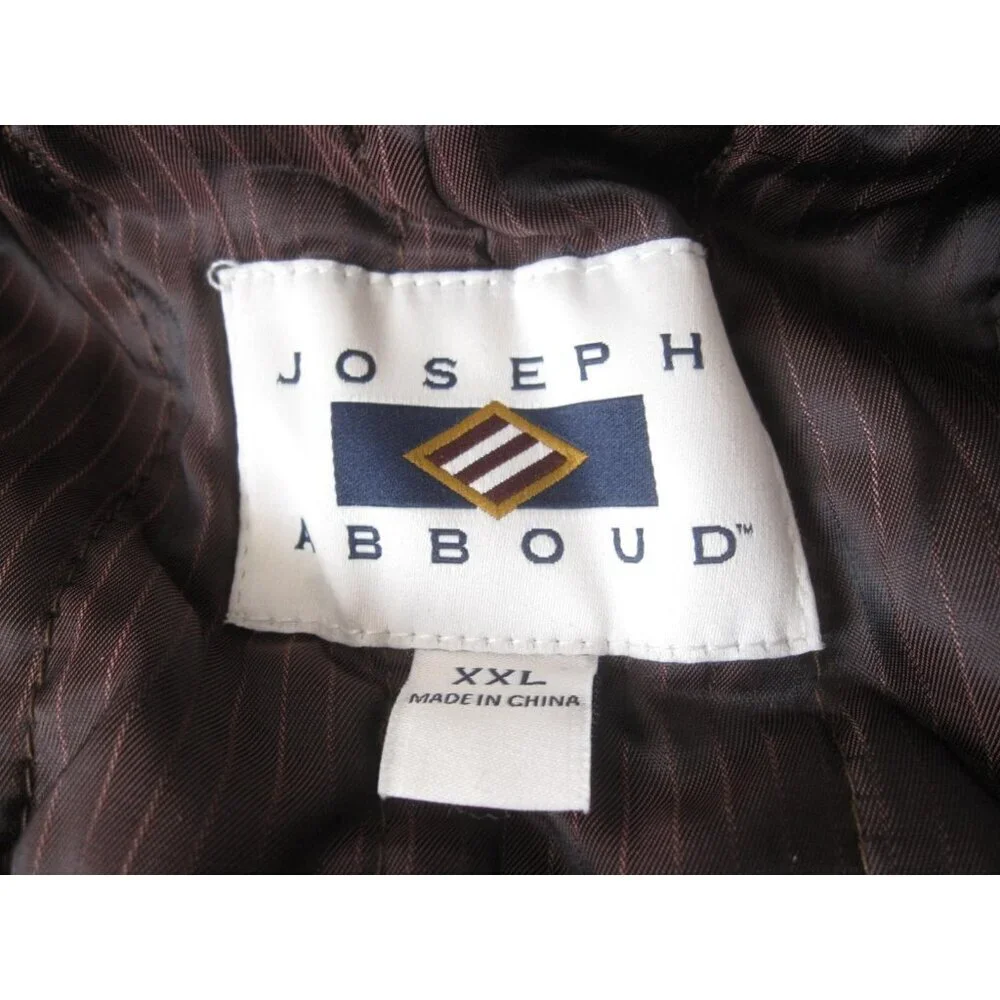 Joseph Abboud Over Coat Utility Liner Wool Minimalist Streetwear Sz XXL (MJ72)